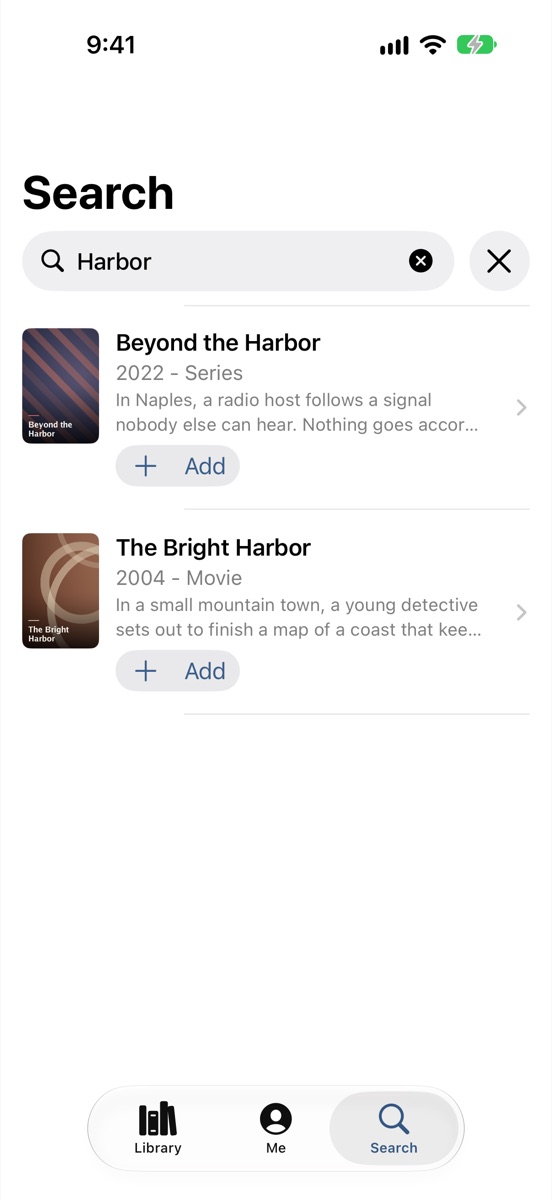 Search results