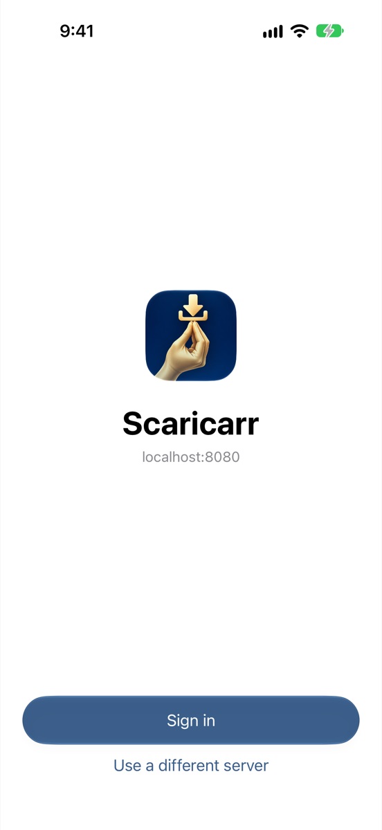 Sign-in on iPhone